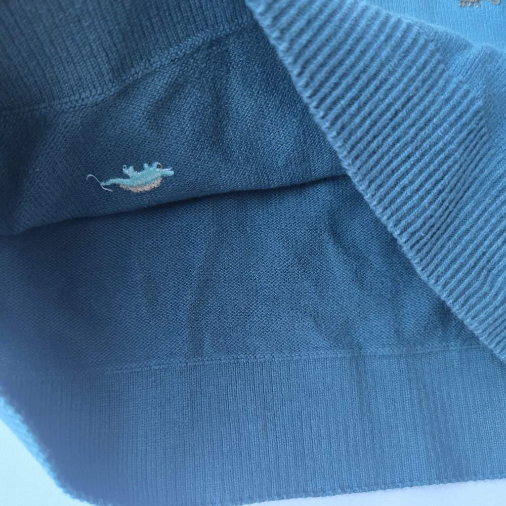 H&M Kids Teal Sweater with Dinosaur Pattern - Picture 8 of 9